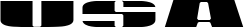 USA font
