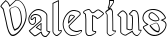 Valerius font