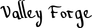 Valley Forge font