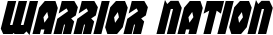 Warrior Nation font