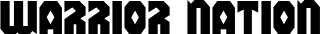 Warrior Nation font