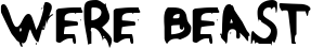 Were Beast font