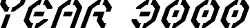 Year 3000 font
