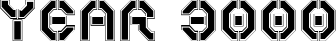 Year 3000 font