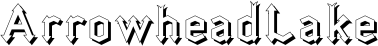 ArrowheadLake font