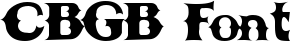 CBGB Font font