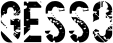 Gesso font