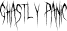 Ghastly Panic font