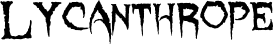 Lycanthrope font