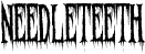 Needleteeth font