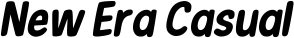 New Era Casual font