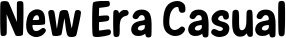 New Era Casual font