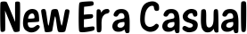 New Era Casual font