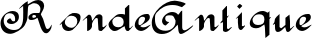 RondeAntique font