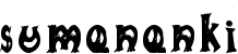 sumananki font