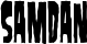 Samdan font