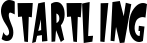 Startling font
