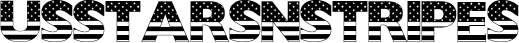 USStarsNStripes font