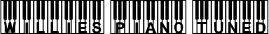 Willies Piano Tuned font