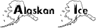 Alaskan Ice font