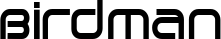 Birdman font