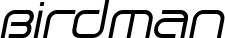Birdman font