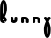 Bunny font