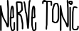 Nerve Tonic font