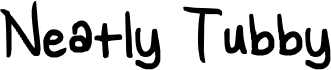 Neatly Tubby font