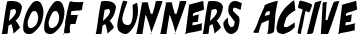 Roof Runners Active font