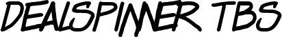 Dealspinner TBS font