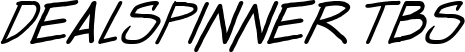 Dealspinner TBS font