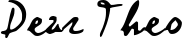 Dear Theo font