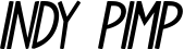 Indy Pimp font