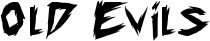 Old Evils font