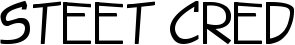 Steet Cred font