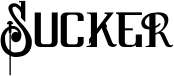 Sucker font