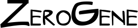 ZeroGene font