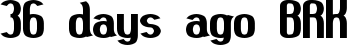 36 days ago BRK font