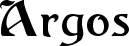 Argos font