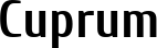 Cuprum font