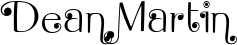 Dean Martin font