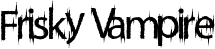 Frisky Vampire font