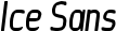 Ice Sans font