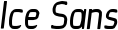 Ice Sans font