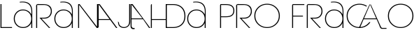 Laranjha Pro Fraco font