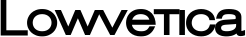 Lowvetica font