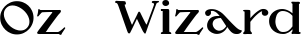 Oz’sWizard font