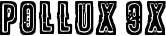 Pollux 9x font