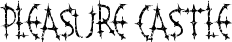 Pleasure Castle font